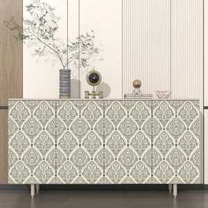 Cómoda Rectangular Moderna Personalizada con Incrustaciones de Hueso, Artesanía India Hecha a Mano, Pulida, para Decoración del Hogar - Product Image 2