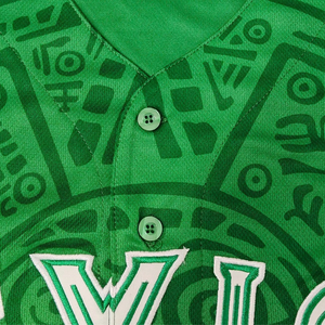 Camiseta de Béisbol Personalizada con Botones Completos, Hecha con Tela de Malla Bird Eye, Camisetas de Béisbol Universitarias al por Mayor, Camiseta de Béisbol para Club - Product Image 5