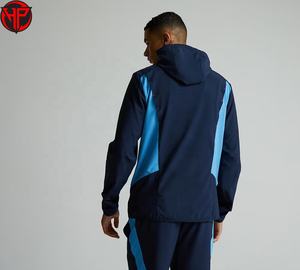 Chaqueta con Capucha Impermeable, Transpirable y Cortavientos OEM, de Alta Calidad, 100% Poliéster y Nailon, Unisex, para Correr, Deportes y Ropa Urbana - Product Image 5