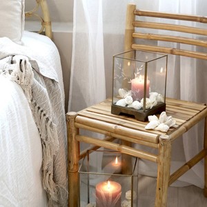 Natural Bamboo Dining <b>Chair</b> Handmade Bamboo <b>Chair</b> Eco Friendly Bamboo Furniture for Dining Room Kitchen Cafe Restaurant - Product Image 3