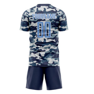 Camiseta de Fútbol Personalizada Azul Claro Real con Impresión por Transferencia Térmica, Absorbente de Humedad y Antibacteriana - Product Image 4