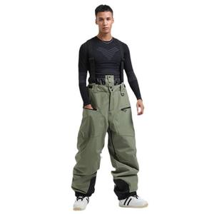 Pantalones de Esquí Impermeables para Hombre, Pantalones de Snowboard Aislantes para Deportes de Invierno al Aire Libre, con Tirantes Ajustables y Múltiples Cremalleras - Product Image 5