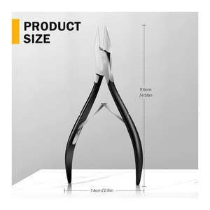 Straight Blade Toenail Clippers Wide Open <b>Pointed</b> <b>Toe</b> Nail Clippers for Seniors Thick Toenails Precision Grooming Toenail - Product Image 6