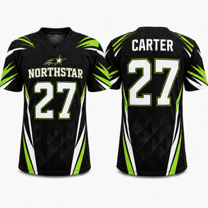 Custom American Football Jersey Wholesale Sublimated Team Uniform Player Number Breathable Sportswear Manufacturer Suppliers OEM - Product Image 4