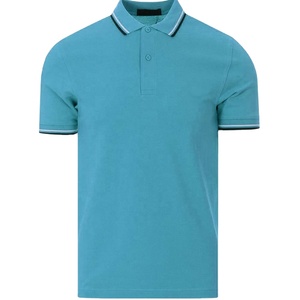 Venta caliente al por mayor de logotipo personalizado Polo de Golf para hombre Nuevo diseño Mejor precio 100% Algodón Piqué Tela Producto OEM de alta calidad - Product Image 3