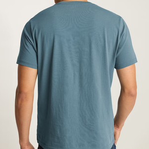 T-shirt en coton à poche pour homme, manches courtes, t-shirts pour homme, t-shirt en jersey d'été, t-shirt personnalisé avec logo - Product Image 4
