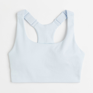 Soutien-gorge de sport yoga à maintien élevé pour femme, personnalisable avec logo frontal, respirant et sans coutures – Prix abordable, vente chaude - Product Image 3