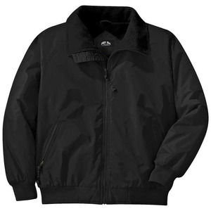 Custom Men Fleece <b>Lined</b> Jacket Waterproof Windproof Contrast Collar Full Zip Winter Casual Bomber Jacket Mens <b>Coat</b> Wholesale - Product Image 2