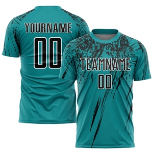 Maillot de football personnalisé de qualité supérieure, blanc royal et bleu lac, sublimation, vente en gros directe - Product Image 4