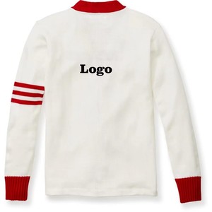 Men's Customizable Logo Knit <b>Cardigan</b> Sweater Button Closure with Pattern Decoration Wholesale Custom <b>Cardigan</b> for Autumn Winter - Product Image 2