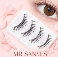 Faux cils en bande complète personnalisables, cils segmentés, aspect naturel époustouflant, en vison synthétique, vente en gros, pour usage quotidien
