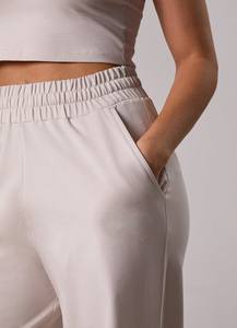 Pantalon évasé taille haute croisée style européen-américain, coupe slim décontractée, respirant, avec poches, collection printemps 2026, sur mesure - Product Image 6