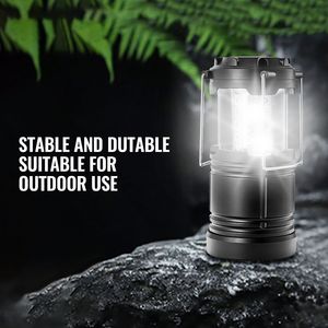 Set di 4 Lanterne LED da Campeggio con Base Magnetica, Leggere, Pieghevoli, Luci da Esterno a Batteria e Impermeabili - Product Image 6