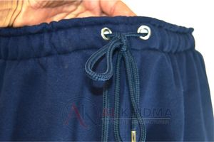Navy Blue Women <b>Cargo</b> <b>Pants</b> Tapered Leg Soft Fleece Eco-Friendly Breathable Polyester/Cotton Streetwear Casual Wear Thick Fabric - Product Image 4