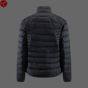 Chaqueta Acolchada para Hombre, con Capucha, Alternativa al Plumón, Abrigo de Invierno Transpirable y Ligero, Chaqueta de Burbujas con Logotipo Personalizado OEM - Product Image 6