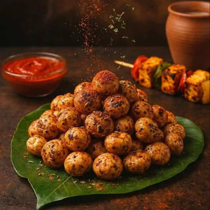 Organic Roasted Flavoured Makhana Fox Nuts Tandoori Classic Indian Spiced Healthy <b>Snack</b> Semi-Soft Texture 12 Months Shelf Life - Product Image 1