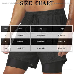 New Style Casual <b>Mid</b> Waist Solid Color High Quality Premium Men's Gym Shorts Quick Dry Spandex/Polyester Hot Selling - Product Image 3
