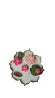 Bougie d'aromathérapie Lotus Urli 4,5 pouces, artisanale, en cire de soja biologique, écologique, design floral, personnalisable, Noël et Diwali