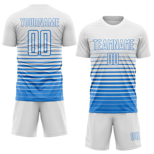Conjunto de Uniforme de Fútbol Elite, Impresión Digital en Degradado, Tela de Poliéster Interlock de Alta Calidad 200GSM, Logotipo Personalizado - Product Image 2
