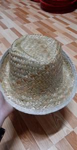 Premium Handmade Mexican Palm Leaf <b>Straw</b> <b>Hat</b>-Striped Unisex Design for Sports Cycling Casual Party Events Ribbon Decoration Gift - Product Image 6