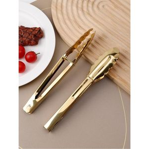 Heavy Duty Metal Kitchen Tongs Non-Stick Stainless Steel <b>BBQ</b> Grill Tongs For Cooking Food Serving Salad Tong Catering Supplies - Product Image 6