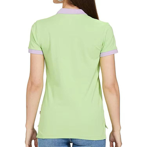 เสื้อโปโลผู้หญิงคุณภาพสูง ผ้าฝ้าย 100% สำหรับธุรกิจและทำงาน ออกแบบได้ตามต้องการ ระบายอากาศได้ดี สวมใส่สบาย รับสั่งทำพิเศษ - Product Image 2