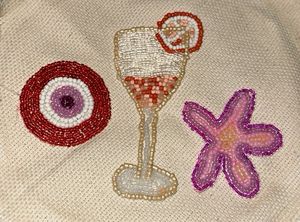 Camisetas navideñas con cuentas hechas a mano al por mayor, ropa festiva de boutique para damas - Product Image 5