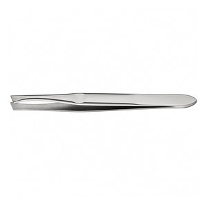 High Quality Stainless Steel Slant Tip <b>Eyebrow</b> Plucking Tweezers Precision <b>Hair</b> <b>Removal</b> Beauty Care Tweezers Manufacturer - Product Image 3