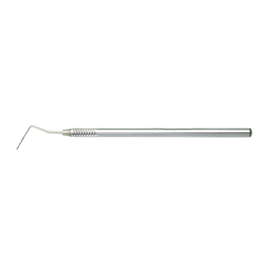 เครื่องมือผ่าตัดทางทันตกรรม GDC Moon Dental Explorer Probe แบบปลายเดียว ใช้ซ้ำได้ คุณภาพใหม่ ได้รับการรับรองมาตรฐาน CE ด้ามจับแบบมีลายกันลื่น สีเงิน - Product Image 1