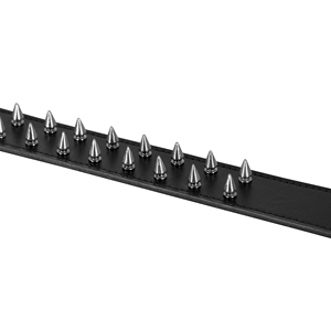 Unisex Genuine Cowhide Leather Studded Belt <b>Punk</b> Rock Rivet Spike Belt Heavy Duty Casual Fashion Waist Belt - Product Image 5