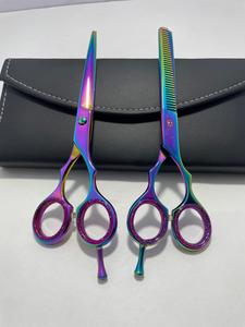 Professional <b>Barber</b> Hair Cutting Scissors <b>Set</b> Right-Handed Long Handle 4Cr13 Stainless Steel Salon Hairdressing Shears <b>Barber</b> - Product Image 2