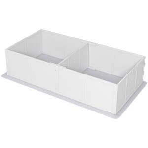 Scatola buccante per porta regolabile per cuccioli e cani di taglia media e piccola 77 \ "X 38 \" X 19 \ "cuscinetto per pipì impermeabile incluso - Product Image 1