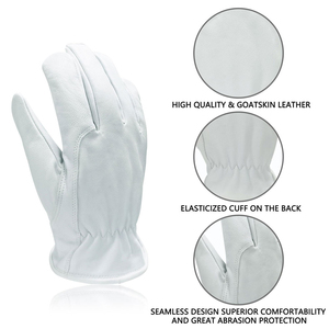 Leather Driver Safety Gloves Oem Odm Factory Direct Premium Quality Flexible Industrial Gloves - Product Image 4