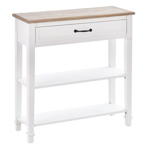 Consolle di Lusso in Legno Massello Fatta a Mano per Hotel e Casa, Bianca, Grande Capacità di Stoccaggio, Resistente - Product Image 1