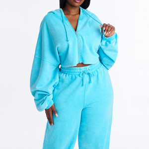 Survêtements tendance pour femmes, taille standard, effet délavé à l'acide, qualité supérieure, multicolores, grandes tailles, pour usage extérieur - Product Image 4