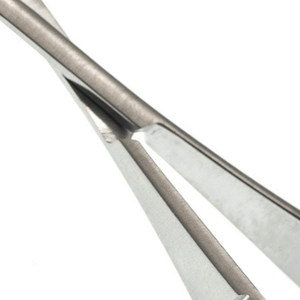Tijeras Vannas de 3 Pulgadas Curvas con Puntas Muy Delicadas y Afiladas, de Acero Quirúrgico Inoxidable, para Microdiscección Oftálmica - Product Image 6