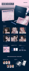 BABYMONSTER 3er Mini Álbum [CHOOM] (Versión Jewel) Álbum Oficial de Kpop Coreano en CD - Product Image 6