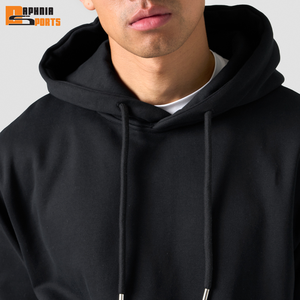 เสื้อฮู้ดดี้พิมพ์ลายตามสั่ง ลดราคาพิเศษ ผ้าฝ้าย 100% สีดำล้วน ทรงหลวม ไหล่ตก หนานุ่ม ใส่สบาย เหมาะสำหรับฤดูหนาว ผู้ชาย - Product Image 3