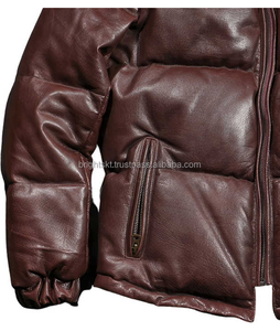 Veste en cuir véritable sur mesure pour homme, style classique, motard, bomber, veste d'extérieur - Product Image 6
