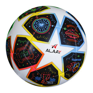 Balón de Fútbol Cosido a Máquina, Venta al por Mayor, PU/TPU/PVC J-31, Tamaño 4, Tamaño 5 - Product Image 1