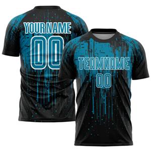 Venta al por Mayor de Camisetas de Fútbol Sublimadas Personalizadas de Secado Rápido para Invierno, Manga Corta, Transpirables, Antideslizantes, con Nuevos Estilos - Product Image 2