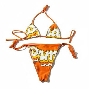 Wholesale Women Bikini Set High Cut 2 Piece Swimsuit Custom Design Polyester Spandex Summer Beach Bathing Suit - Product Image 3