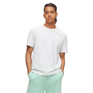 T-shirts OEM de haute qualité pour hommes pour Pima Coton lourd Logo personnalisé en microfibre gaufré 3D Motif solide Logo personnalisé de grande taille - Product Image 1