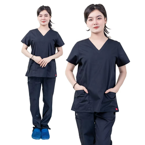 Medical <b>Scrubs</b> Nursing Uniform Sets Anti-wrinkle & User-friendly Women & Men Manufacturer Clothes - Product Image 2