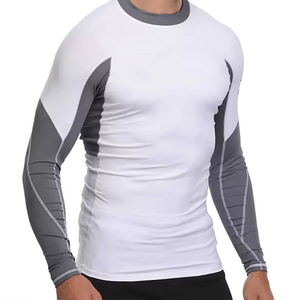 Camisetas Rashguard de Fitness para MMA y Jiu-Jitsu, Transpirables, con Logotipo Personalizado, al por Mayor, Estampadas, de Manga Larga, para Hombre, UPF50+, Antibacterianas - Product Image 5