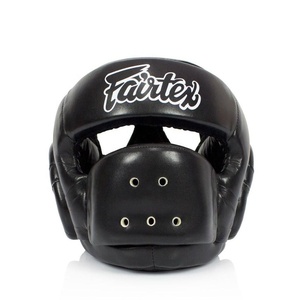 อุปกรณ์ป้องกันศีรษะสำหรับชกมวย Fairtex รุ่น Unique Style Air Flow คุณภาพสูง หนังแท้ ป้องกันใบหน้าเต็มรูปแบบ อุปกรณ์ฝึกซ้อม - Product Image 2