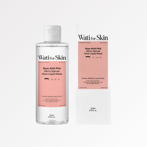 Produits de soin de la peau coréens K-Beauty Rose AHA PHA Micro Spicule Glow Liquid Mask Fabriqué en Corée 200 mL Unisexe - Product Image 3