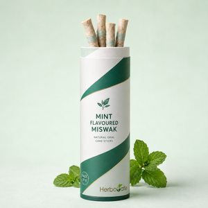Miswak con Sabor a Menta, Palillo de Limpieza Dental Premium con Sabor a Menta para una Higiene Bucal Natural y un Aliento Fresco Duradero - Product Image 1