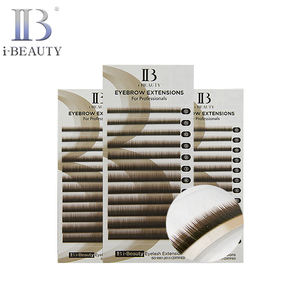 Extensiones de Pestañas I-BEAUTY - Extensiones de Cejas ib (marrón) Ib Corea del Sur, Pestañas Individuales Hechas a Mano de Alta Calidad - Product Image 1