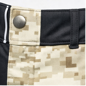 Pantalon de baseball/softball noir personnalisé sublimé pour adulte, coupe unisexe, taille élastique, polyester/coton - Product Image 5